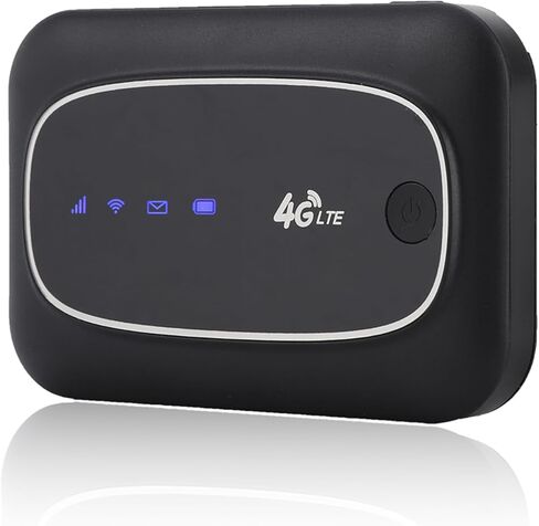 aqxreight Wireless Mobile Router 4G WiFi Modem Portable Hotspot Ideal for Travel and Work (Black) in Saudi Arabia
