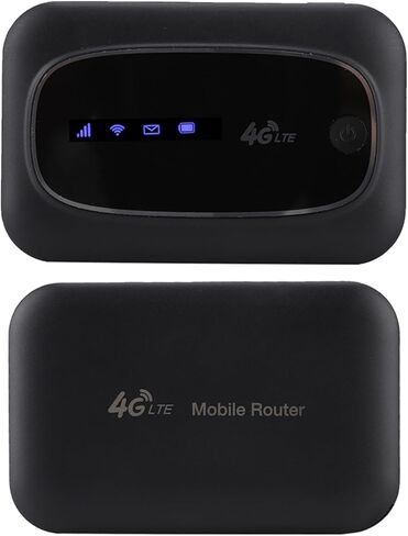 aqxreight Wireless Mobile Router 4G WiFi Modem Portable Hotspot Ideal for Travel and Work (Black) in Saudi Arabia