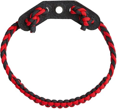 2PCS Composite Bow Wrist Cord Leather Piece 4.72x1.57x0.2in Bow Wrist Cord Leather Piece Bow Wrist Suspension with Yoke Holder Leather Bow Yoke with Metal Grommet Black in Kuwait