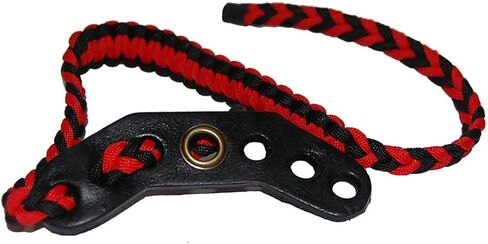 2PCS Composite Bow Wrist Cord Leather Piece 4.72x1.57x0.2in Bow Wrist Cord Leather Piece Bow Wrist Suspension with Yoke Holder Leather Bow Yoke with Metal Grommet Black in Kuwait