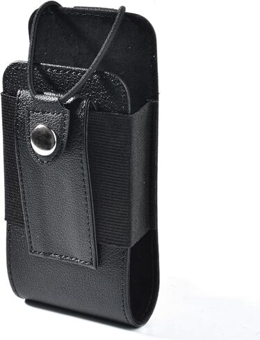 Universal Duty Belt Radio Holster Leather Walkie Talkie Pouch for Motorola Baofeng Midland Handheld Two Way Radio in Saudi Arabia
