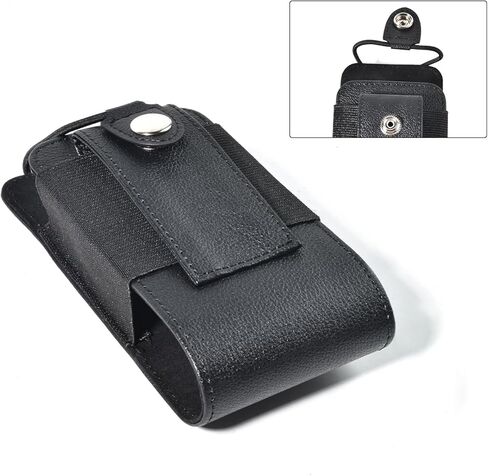 Universal Duty Belt Radio Holster Leather Walkie Talkie Pouch for Motorola Baofeng Midland Handheld Two Way Radio in Saudi Arabia