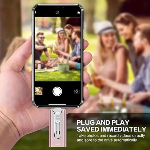 Flash Drive, 4-in-1 USB Flash Drive for Mobile Phones and Computers, 32-256GB, Micro USB + 8-pin + USB 3.0 Interface, Type-C Adapter, Compatible with Mobile Phones, Computers, and Other Devices in Saudi Arabia