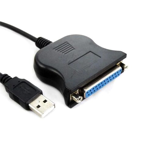 USB to 25 Pin DB25 Female IEEE 1284 Parallel Printer LPT Adapter Print Converter Cable Parallel Interface Communication in Saudi Arabia