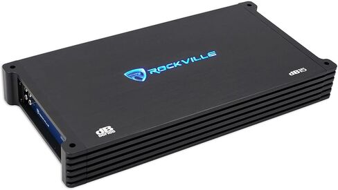 حزمة Rockville DV12K6D2: مكبرات صوت مزدوجة 12 بوصة بقدرة 4800 واط / 1200 واط RMS للسيارة، حاوية Plexi، مضخم صوت أحادي dB15 6000 واط 2 أوم، RWK01 0 مجموعة أسلاك أمبير كاملة، 3 عناصر in Kuwait