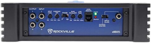 حزمة Rockville DV12K6D2: مكبرات صوت مزدوجة 12 بوصة بقدرة 4800 واط / 1200 واط RMS للسيارة، حاوية Plexi، مضخم صوت أحادي dB15 6000 واط 2 أوم، RWK01 0 مجموعة أسلاك أمبير كاملة، 3 عناصر in Kuwait