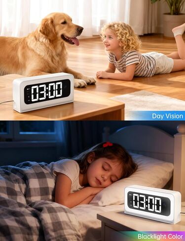 Smart Clock Camera,5G&2.4G WiFi Security Camera Indoor,2K Cameras for Home Security,3 in 1 Nanny Cam with Alarm Two-Way Talk,Color Night Vision Human Motion Detection,Local SD Recording in Kuwait