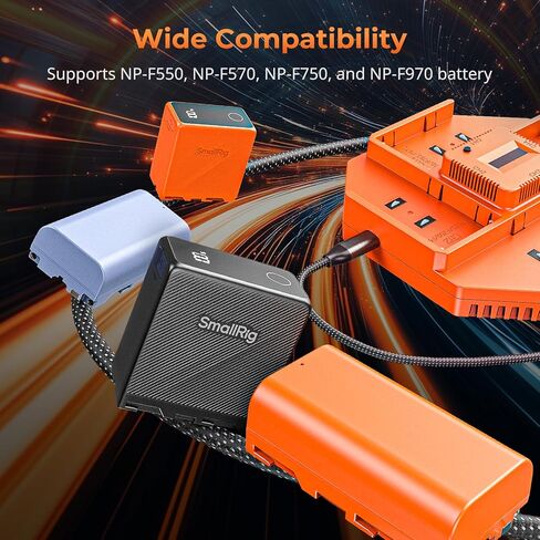 بطارية SmallRig USB-C NP-F970 (4 عبوات) وشاحن سريع NP-F970 100 واط ذو 4 قنوات in Kuwait