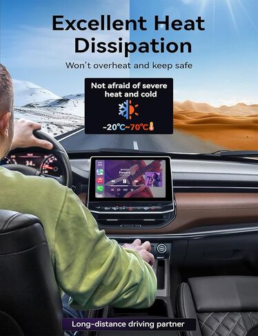 محول Carplay اللاسلكي لهاتف iPhone، أحدث ترقية Carplay Dongle، تحويل سريع ثابت سلكي إلى CarPlay لاسلكي، توصيل وتشغيل ترقية OTA، لهاتف iPhone iOS 10+ والسيارات مع CarPlay السلكي (أسود) in Kuwait