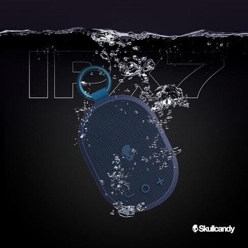 مكبر صوت بلوتوث لاسلكي سكل كاندي كيلو XT - مكبر صوت بلوتوث صغير مقاوم للماء بدرجة IPX7 مع بطارية تدوم 24 ساعة، ومشعاع سلبي ينطلق نحو الأسفل، وإقران لاسلكي حقيقي - مثالي للاستخدام في الهواء الطلق (أسود) in Kuwait