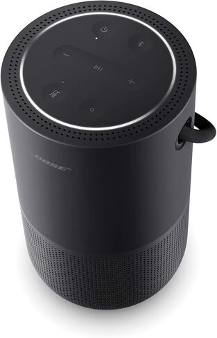 مكبر صوت ذكي محمول من Bose - مكبر صوت بلوتوث لاسلكي مع تحكم صوتي Alexa مدمج، أسود (متجدد) in Saudi Arabia