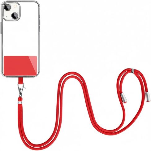 Phone Lanyard, Anti-Theft Crossbody Strap for iPhone 17 Pro Max and Most Smartphones, Adjustable Cell Phone Neck Holder w/ 1 Non-Adhesive Tether Tabs for Men and Women, Teal in Saudi Arabia