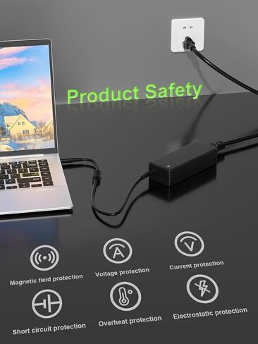 65W Charger 7.4mm Tip Compatible with Dell Latitude 7480 3120 5400 3190 3140 5480 e7450 Chromebook 3180 3189 3120 inspiron-15r 17r 3521 1545 n5110 Laptop in Saudi Arabia