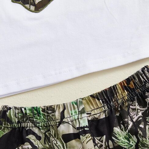 Toddler Baby Girl Hunting Clothes Camo Deer Print T Shirt Camouflage Bell Bottoms Flare Pants Set 2Pcs Summer Outfits in Saudi Arabia