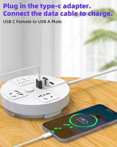 USB C Female to USB Male Adapter for iPhone 16 Cable Compatible for Samsung for iPad Connector Type C Data Transfer Converter Extension USB-A Plug Charger Adaptor Notebook Computer Power Accessories in Saudi Arabia