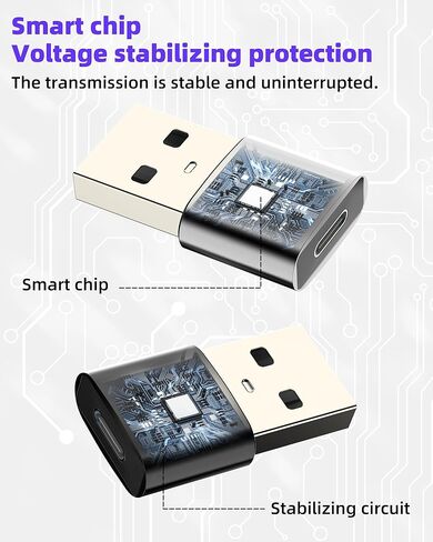 USB C Female to USB Male Adapter for iPhone 16 Cable Compatible for Samsung for iPad Connector Type C Data Transfer Converter Extension USB-A Plug Charger Adaptor Notebook Computer Power Accessories in Saudi Arabia