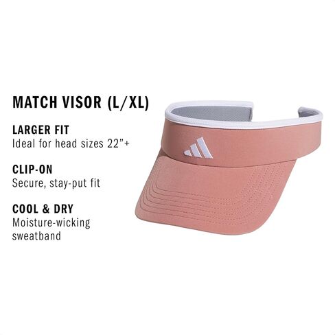 Adidas Women's Visor – Match Athletic Clip-On Sun Hat for Sport & Training in Saudi Arabia