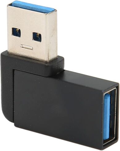 USB 3.2 Female to Male Adapter Professional High Speed 90 Degree Elbow USB 3.2 Extender for Computer Laptop in Saudi Arabia