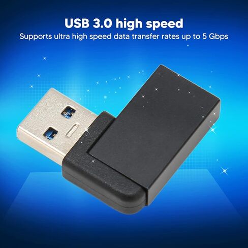 USB 3.2 Female to Male Adapter Professional High Speed 90 Degree Elbow USB 3.2 Extender for Computer Laptop in Saudi Arabia
