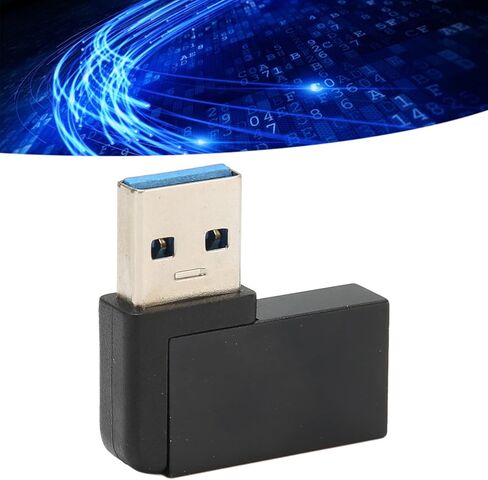 USB 3.2 Female to Male Adapter Professional High Speed 90 Degree Elbow USB 3.2 Extender for Computer Laptop in Saudi Arabia
