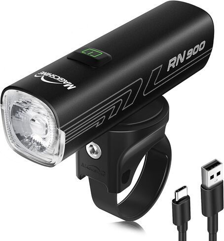 أضواء الدراجة Magicshine 600 Lumens، ضوء أمامي للدراجة قابل لإعادة الشحن USB C، مصباح أمامي للدراجة مقاوم للماء IPX7 مع عدسة مضادة للوهج، مصابيح أمامية للدراجة لركوب الدراجات على الطرق الحضرية-RN 600 V2.0 in Saudi Arabia