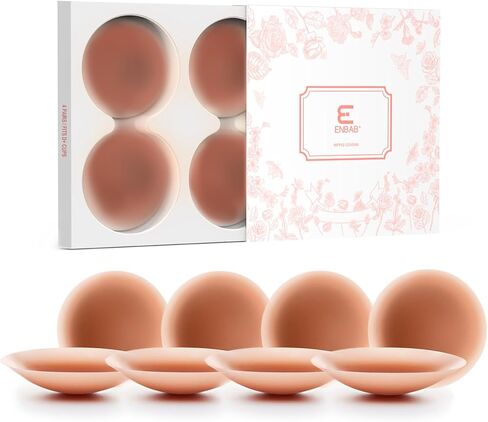 Nipple Covers for Women,6 Pairs Reusable Adhesive Silicone Bra Pasties for No Show Strapless Dress in Saudi Arabia