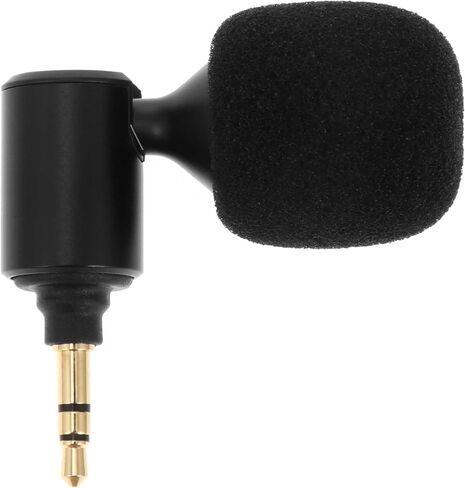 ARTIBETTER Bendable Stereo Microphone for Laptop and Computer, 3.5mm Plug Recording Mic with 3-Segment Cable, Live Streaming and Singing Microphone for Vlogging and Online Meetings in Saudi Arabia