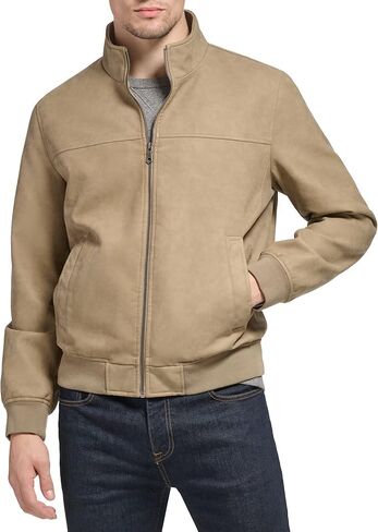 Tommy Hilfiger Men's Wool Blend Jacket with Puffer Bib and Hood in Saudi Arabia