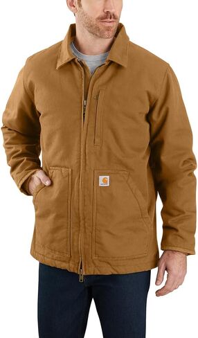 Carhartt Men's Loose Fit Washed Duck Sherpa-Lined Coat in Saudi Arabia