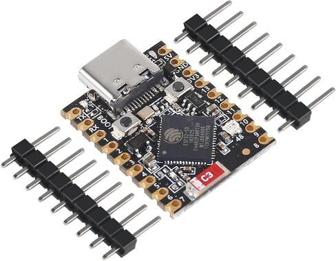 AITRIP 5PCS Type-C Supermini ESP32-S3 ESP32 S3 معالج ثنائي النواة، تردد تشغيل 160 ميجا هرتز، 2.4 جيجا هرتز واي فاي وبلوتوث متوافق مع Arduino IDE وMicroPython in Saudi Arabia