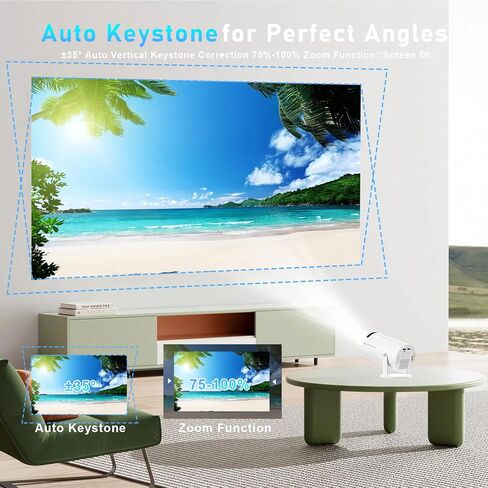 Projector with Games Built in 36,000+ Retro Games Mini Projector with WiFi and Bluetooth, Gaming Movie 2-IN-1 Projector 4K with 2 Wireless Controllers Birthday Gifts for Men/Teens/Kids in Saudi Arabia