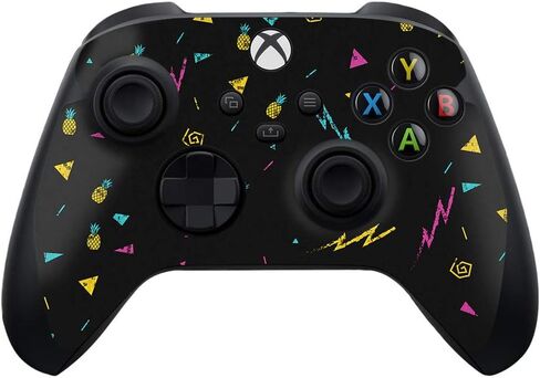 غلاف MIGHTY SKINS متوافق مع وحدة تحكم Xbox Series X وS - Magic Pineapple | غطاء ملتف واقٍ ومتين وفريد ​​من نوعه من الفينيل | سهل التطبيق وتغيير الأنماط | صنع في الولايات المتحدة الأمريكية in Kuwait