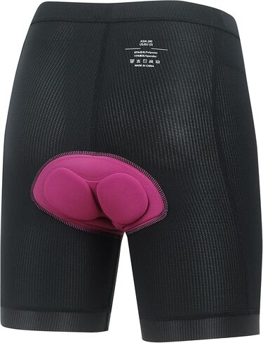 ملابس داخلية نسائية لركوب الدراجات 4D مبطنة لركوب الدراجات، سراويل داخلية خفيفة الوزن لركوب الدراجات، تصميم مريح يسمح بالتهوية in Kuwait