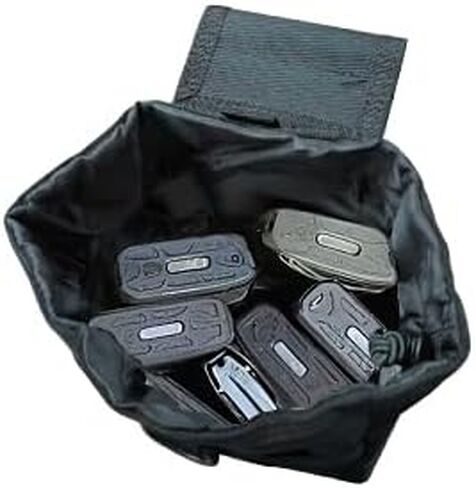 Tactical Molle Dump Pouch Drawstring Magazine Utility Pouch Foldable Durable Storage Belt Pouch in Saudi Arabia