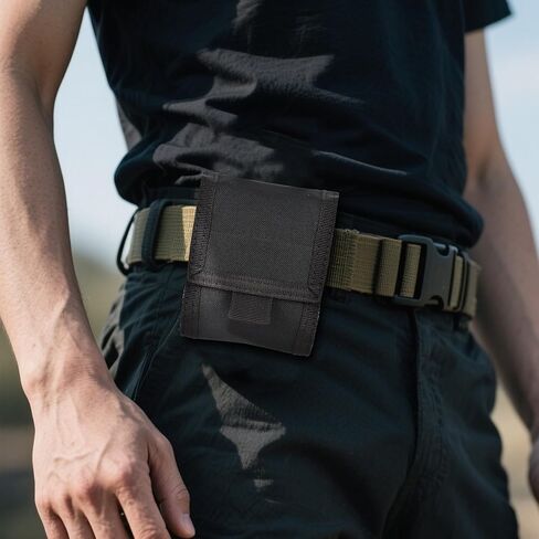 Tactical Molle Dump Pouch Drawstring Magazine Utility Pouch Foldable Durable Storage Belt Pouch in Saudi Arabia