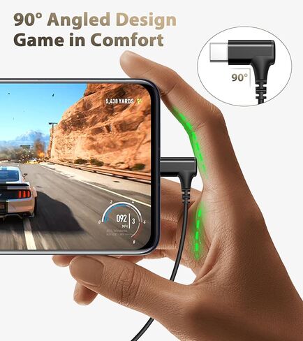 iMangoo USB C Ear Buds Wired Headphone, 90° Angled Plug in USBC Headphones Wire Earbuds Corded Earphones with Microphone for Apple iPhone 17 16 15 Air for Samsung Android Laptop Computer Gunmetal in Saudi Arabia