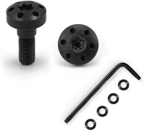 Cool Hand Customized Screws for Browning Hi Power, 2 Stainless Steel Screws, 2 O Rings, T10 Torx Key, Black, SHP-1-B in Saudi Arabia