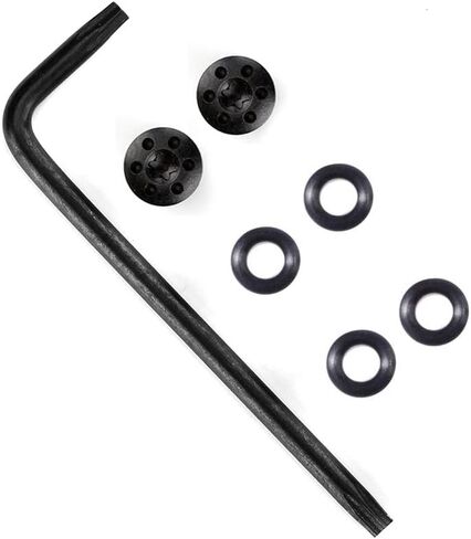 Cool Hand Customized Screws for Browning Hi Power, 2 Stainless Steel Screws, 2 O Rings, T10 Torx Key, Black, SHP-1-B in Saudi Arabia