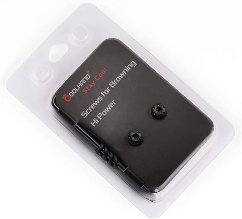 Cool Hand Customized Screws for Browning Hi Power, 2 Stainless Steel Screws, 2 O Rings, T10 Torx Key, Black, SHP-1-B in Saudi Arabia