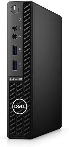 كمبيوتر مكتبي صغير طراز OptiPlex 3080 من Dell، رباعي النواة i3-10100 بسرعة 3.6 جيجا هرتز يصل إلى 4.3 جيجا هرتز، وذاكرة وصول عشوائي DDR4 سعة 16 جيجا بايت، ومحرك أقراص SSD سعة 512 جيجا بايت، وHDMI، ولوحة مفاتيح وماوس، وواي فاي، وBT، ونظام التشغيل Windows 11 in Kuwait
