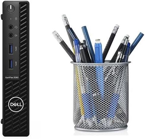 كمبيوتر مكتبي صغير طراز OptiPlex 3080 من Dell، رباعي النواة i3-10100 بسرعة 3.6 جيجا هرتز يصل إلى 4.3 جيجا هرتز، وذاكرة وصول عشوائي DDR4 سعة 16 جيجا بايت، ومحرك أقراص SSD سعة 512 جيجا بايت، وHDMI، ولوحة مفاتيح وماوس، وواي فاي، وBT، ونظام التشغيل Windows 11 in Kuwait