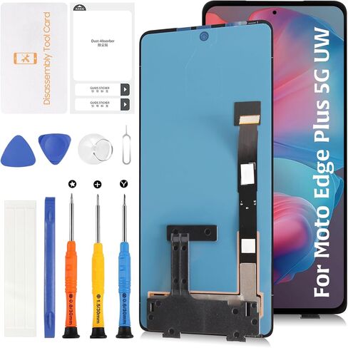 Original for Motorola Moto Edge+ 5G UW 2022/ Edge Plus 5G 2022 / Moto Edge 30 Pro LCD Screen Replacement with Fingerprint Support XT2201-1 XT2201-2 Full LCD Display Touch Digitizer Assembly in Saudi Arabia