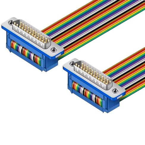1 قطعة D-SUB DIDC 9 15 25 37Pin DB9 DB15 DB25 DB37 ذكر أنثى كابل D-SUD المنفذ التسلسلي C0innector Adaptier RS232 COM استبدال كابل التمديد لتصنيع المعدات الأصلية جديد 2026 عالي لمكونات إلكترونية موثوقة in Kuwait