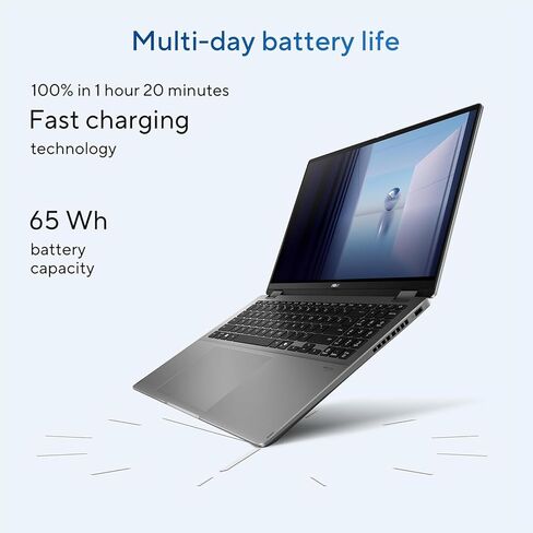 ASUS Vivobook Flip 14inch Touchscreen 2 in 1 Laptop - OLED WUXGA Display -16GB RAM -2TB SSD -Intel Core Ultra 5 Beat i7-1355U -Backlit Keyboard -Windows 11 Office 365 -Computadora Portátil Copilot in Kuwait