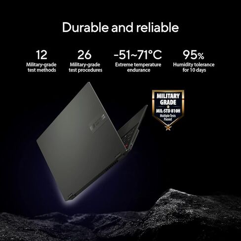 ASUS Vivobook Flip 14inch Touchscreen 2 in 1 Laptop - OLED WUXGA Display -16GB RAM -2TB SSD -Intel Core Ultra 5 Beat i7-1355U -Backlit Keyboard -Windows 11 Office 365 -Computadora Portátil Copilot in Kuwait