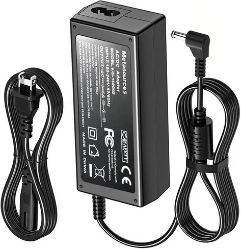 AC/DC Adapter Compatible with COTODAMA Lyric Speaker Canvas Model LS2 Music Display WiFi Bluetooth Smart Audio Art AirPlay Power Supply in Kuwait