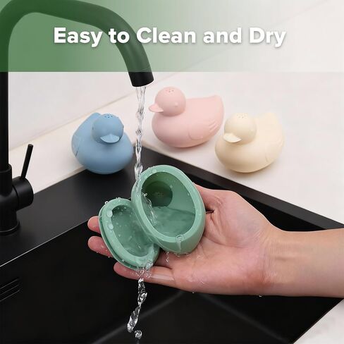 haakaa Dinky Splash Duck Silicone Baby Bath Toy, Detachable & Mold Free Food Grade Silicone Bath Ducks Toys, BPA-Free Squeeze Bathtub Toys,Floating Bath Tub Toys for Babies 6m+ in Saudi Arabia