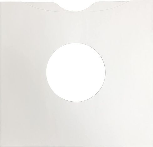 50 CheckOutStore Paper Record Sq Corners with Hole for 10" Vinyl Records (Inner Sleeves) in Saudi Arabia
