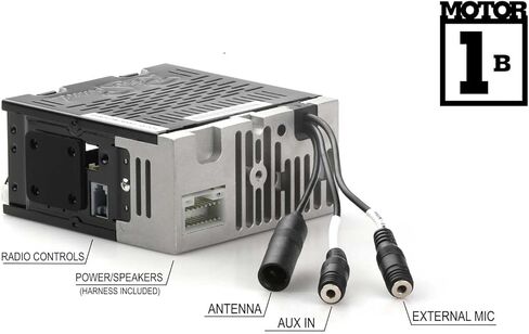 RetroRadio Compatible with 1977-79 Ford Ranchero Features Include Bluetooth, AUX, AM/FM LAB-M1-121-05-75F4 in Saudi Arabia