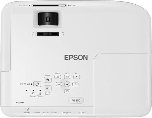 Epson VS250 SVGA 3,200 Lumens Color Brightness (Color Light Output) 3,200 Lumens White Brightness (White Light Output) HDMI 3LCD Projector in Kuwait